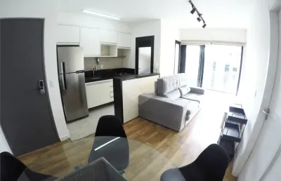 Apartamento na vila nova conceição 1 dormitório 1 vaga mobiliado