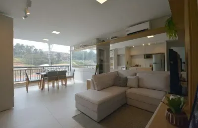 Apartamento 2 quartos varanda gourmet sala ampliada 1 vaga de garagem