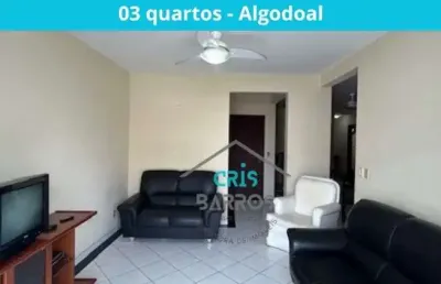 Apartamento para venda de frente com 3 quartos no algodoal - cabo frio - rj