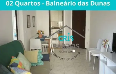 Apartamento de frente para venda com 2 quartos em algodoal - cabo frio - rj