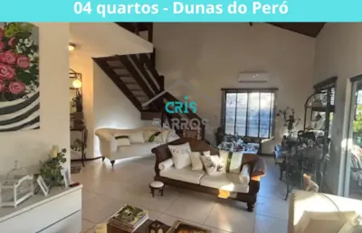 Casa  em condomínio à venda com 04 quartos nas dunas do peró em cabo frio - rj