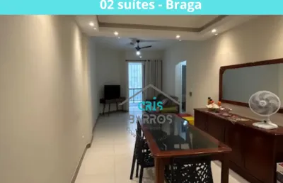 Apartamento reformado para venda  com 2 suítes no  braga - cabo frio - rj