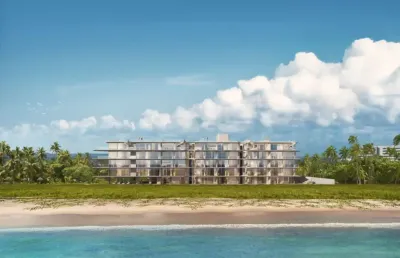 Cobertura duplex com vista definitiva- pé na areia em ponta de campina- oportunidade