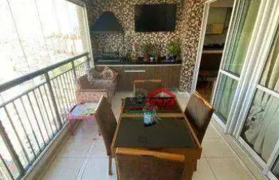 Apartamento com 3 dormitórios à venda, 122 m² por r$ 1.250.000,00 - jardim flor da montanha - guarulhos/sp