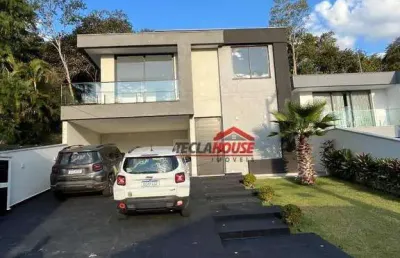 Casa com 4 dormitórios à venda, 300 m² por r$ 3.390.000,00 - jardim fazenda rincão - arujá/sp
