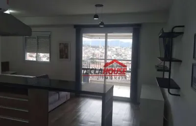 Apartamento com 1 dormitório para alugar, 38 m² por r$ 3.000,00/mês - jardim flor da montanha - guarulhos/sp
