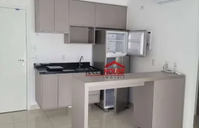 Studio cidade maia com 1 suíte mobiliado locação, 38 m² por r$ 3.000/mês - jardim flor da montanha - guarulhos/sp