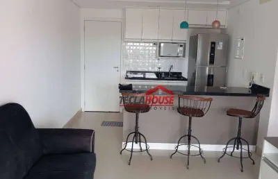 Apartamento com 1 dormitório para alugar, 38 m² por r$ 3.000,00/mês - jardim flor da montanha - guarulhos/sp
