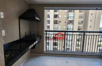 Apartamento com 2 dormitórios para alugar, 68 m² por r$ 4.000,00/mês - jardim flor da montanha - guarulhos/sp