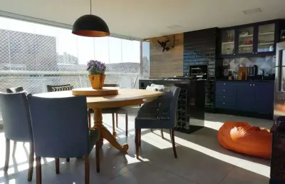 Cobertura a venda vila sao francisco com 233 m2, 3 suites e 3 vagas