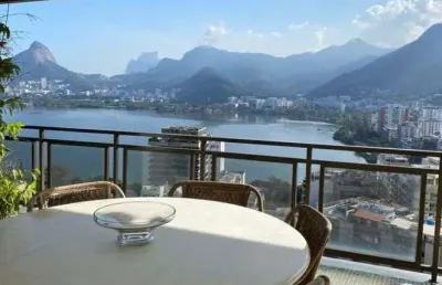Apartamento para venda com 360 metros quadrados com 4 quartos em lagoa - rio de janeiro - rj