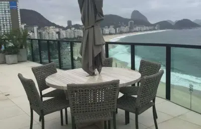 Cobertura para venda possui 520 metros quadrados com 4 quartos em copacabana - rio de janeiro - rj