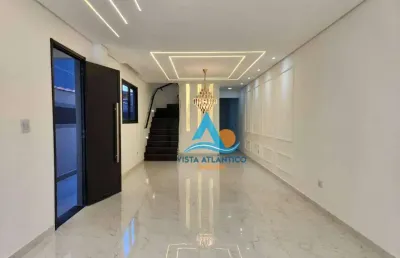 Sobrado com 4 dormitórios à venda, 160 m² por r$ 1.190.000,00 - vila guilhermina - praia grande/sp