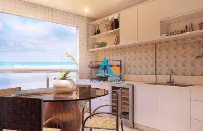 Apartamento com 2 dormitórios à venda, 79 m² por r$ 445.000,00 - caiçara - praia grande/sp