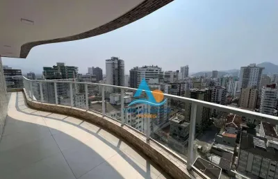 Apartamento novo  com 3 dormitórios à venda, 109 m² por r$ 830.000 - vila guilhermina - praia grande/sp