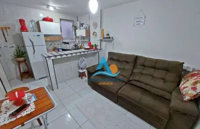 Kitnet com 1 dormitório à venda, 30 m² por r$ 190.000,00 - aviação - praia grande/sp