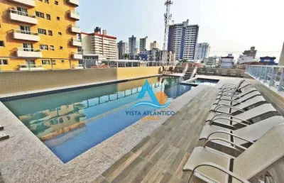 Apartamento com 1 dormitório à venda, 42 m² por r$ 320.000,00 - aviação - praia grande/sp