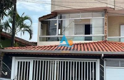 Sobrado individual com 3 quartos à venda na guilhermina em praia grande /sp