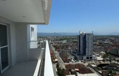 Novo - apartamento com 1 suíte à venda, 51 m² por r$ 390.000 - guilhermina - praia grande/sp