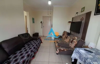 Apartamento mobiliado com 1 dormitório à venda, 64 m² por r$ 230.000 - tupi - praia grande/sp