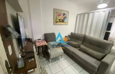 Kitnet com 1 dormitório à venda, 35 m² por r$ 245.000,00 - vila guilhermina - praia grande/sp