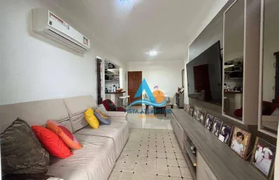 Apartamento com 3 dormitórios à venda, 95 m² por r$ 850.000,00 - canto do forte - praia grande/sp