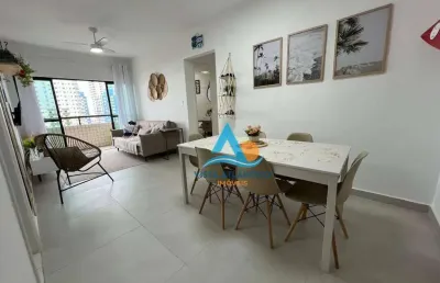 Apartamento com 2 dormitórios à venda, 77 m² por r$ 424.000,00 - maracanã - praia grande/sp