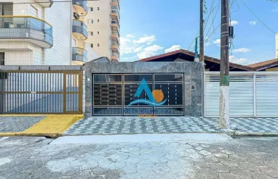 Casa com 2 dormitórios à venda por r$ 568.000,00 - tupi - praia grande/sp