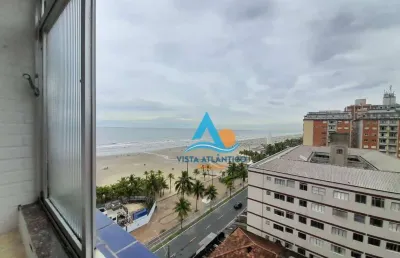 Apartamento frente mar com 3 dormitórios à venda, 109 m² por r$ 550.000 - vila tupi - praia grande/sp