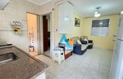 Apartamento com 1 dormitório à venda, 38 m² por r$ 220.000 - canto do forte - praia grande/sp
