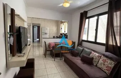 Apartamento com 1 dormitório à venda, 42 m² por r$ 265.000,00 - boqueirão - praia grande/sp