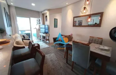 Apartamento com 2 dormitórios à venda, 62 m² por r$ 479.000,00 - aviação - praia grande/sp
