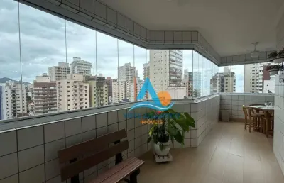 Cobertura com 3 dormitórios à venda, 140 m² por r$ 680.000,00 - aviação - praia grande/sp