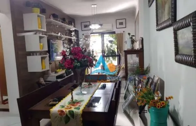Apartamento de 2 quartos e varanda gourmet perto da praia na aviação em praia grande/sp