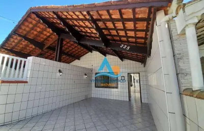 Casa com 1 dormitório e edícula à venda por r$ 350.000 - solemar - praia grande/sp