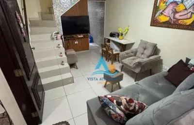 Sobrado à venda, 90 m² por r$ 650.000,00 - tupi - praia grande/sp