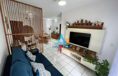 Apartamento com 2 dormitórios à venda, 95 m² por r$ 480.000 - tupi - praia grande/sp