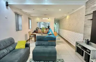 Sobrado com 3 dormitórios à venda, 137 m² por r$ 1.040.000,00 - boqueirão - praia grande/sp