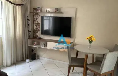 Apartamento com 2 dormitórios à venda, 57 m² por r$ 276.000 - vila cascatinha - são vicente/sp