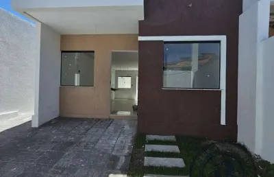Casa para venda em lauro de freitas, vila praiana, 2 dormitórios, 1 banheiro, 1 vaga