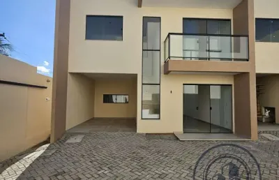 Casa em condomínio para venda em lauro de freitas, centro, 3 dormitórios, 3 suítes, 1 banheiro, 1 vaga