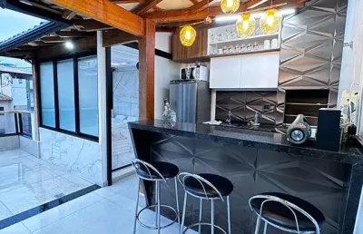 Jd. laranjeiras,  cobertura 3 quartos suítes,  espaço gourmet, hidromassagem,garagem.