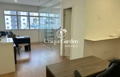 Sala comercial à venda em condomínio no jardim aquarius, são josé dos campos-sp: 1 sala, 1 banheiro, 1 vaga - 37m².