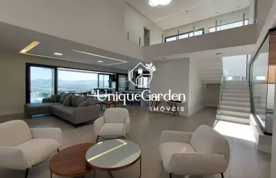 Casa no alphaville: casa em condomínio com 5 quartos e 5 suítes, 3 salas e 2 vagas - são josé dos campos-sp