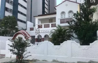 Casa comercial na rua amapá com 450m²,com 5 quartos e 3 vagas, aflitos - recife/pernambuco