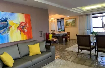 Apartamento à venda com 311m2, 4 dormitórios sendo 4 suíte e 3 vagas no edf. príncipe de vivar, rec