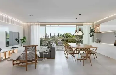 Apartamento à venda, 122m2 e 3 suítes, sala para 2 ambientes e 2 vagas de garagem. parnamirim, reci