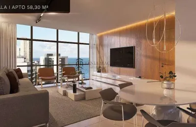 Apartamento à venda, a partir de 35.75m² ,1 dormitório com suíte, boa viagem, recife, pe