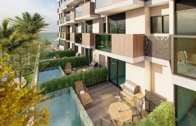 Lançamento à venda a partir de 27,96m², 01 quarto, banheiro social, cozinha, sala de estar/jantar,