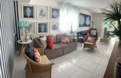 Casa à venda,com 429,36m² mobiliada, piscina, 6 suítes terraço, cupe, ipojuca, pe